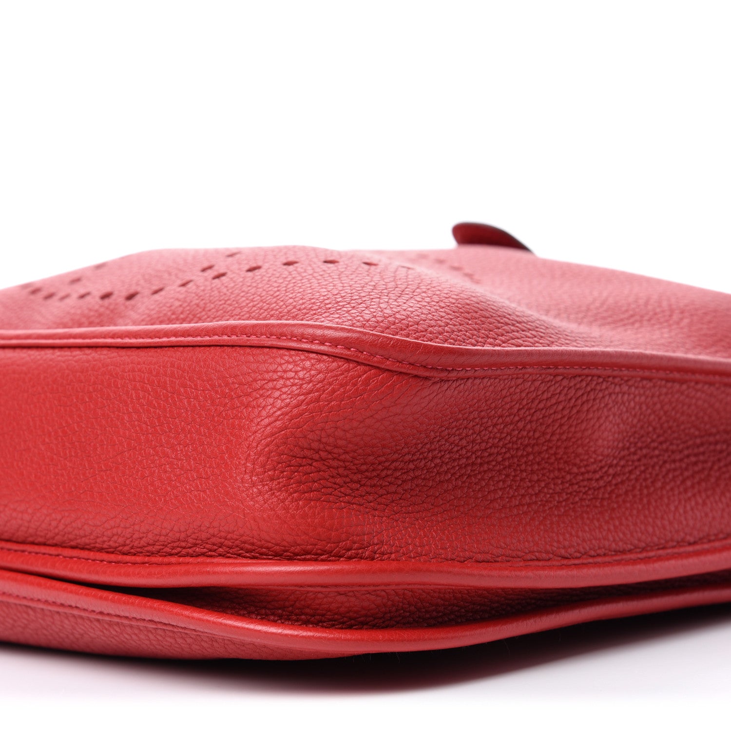 Hermes Taurillon Clemence Evelyne III PM Rouge Casaque 7 of 10