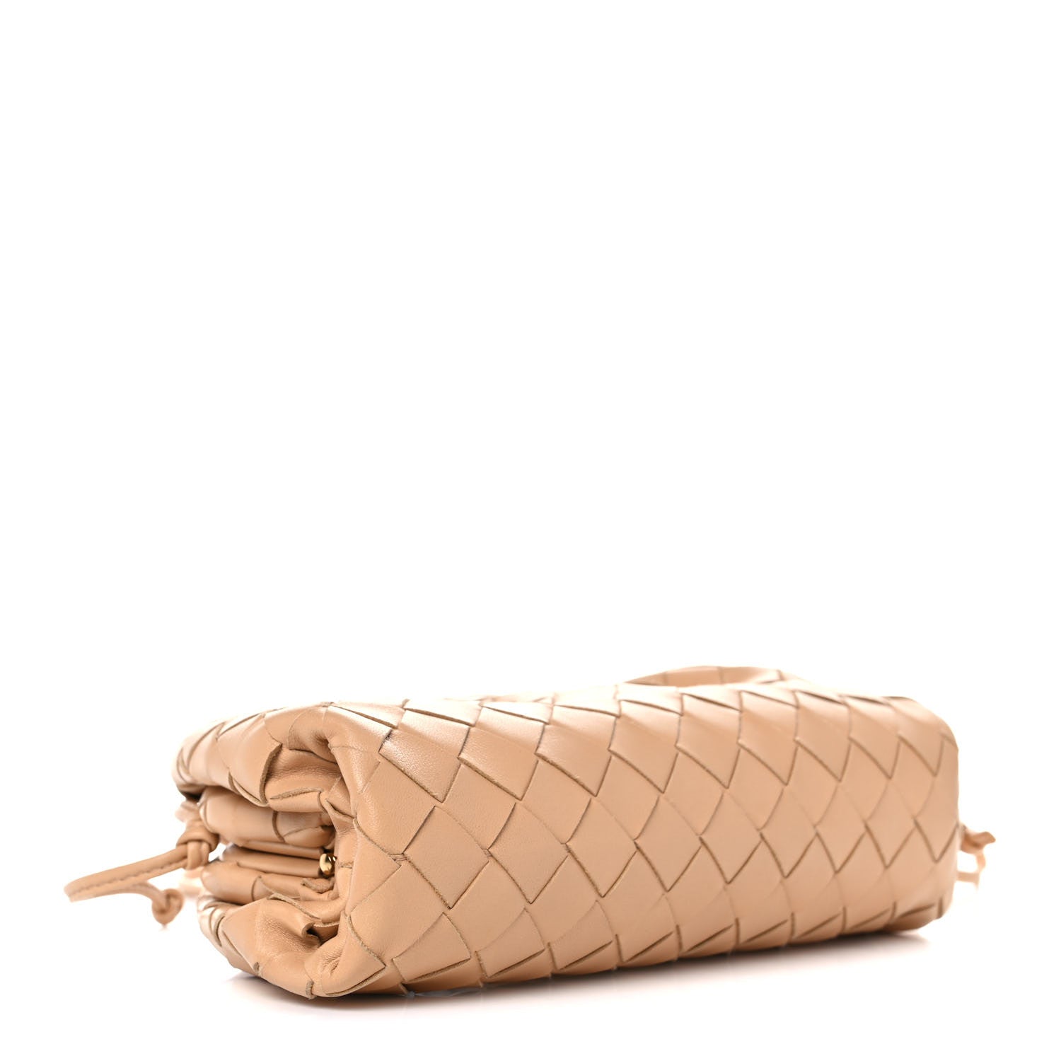 Bottega Veneta Nappa Intrecciato The Mini Pouch Almond 4 of 14