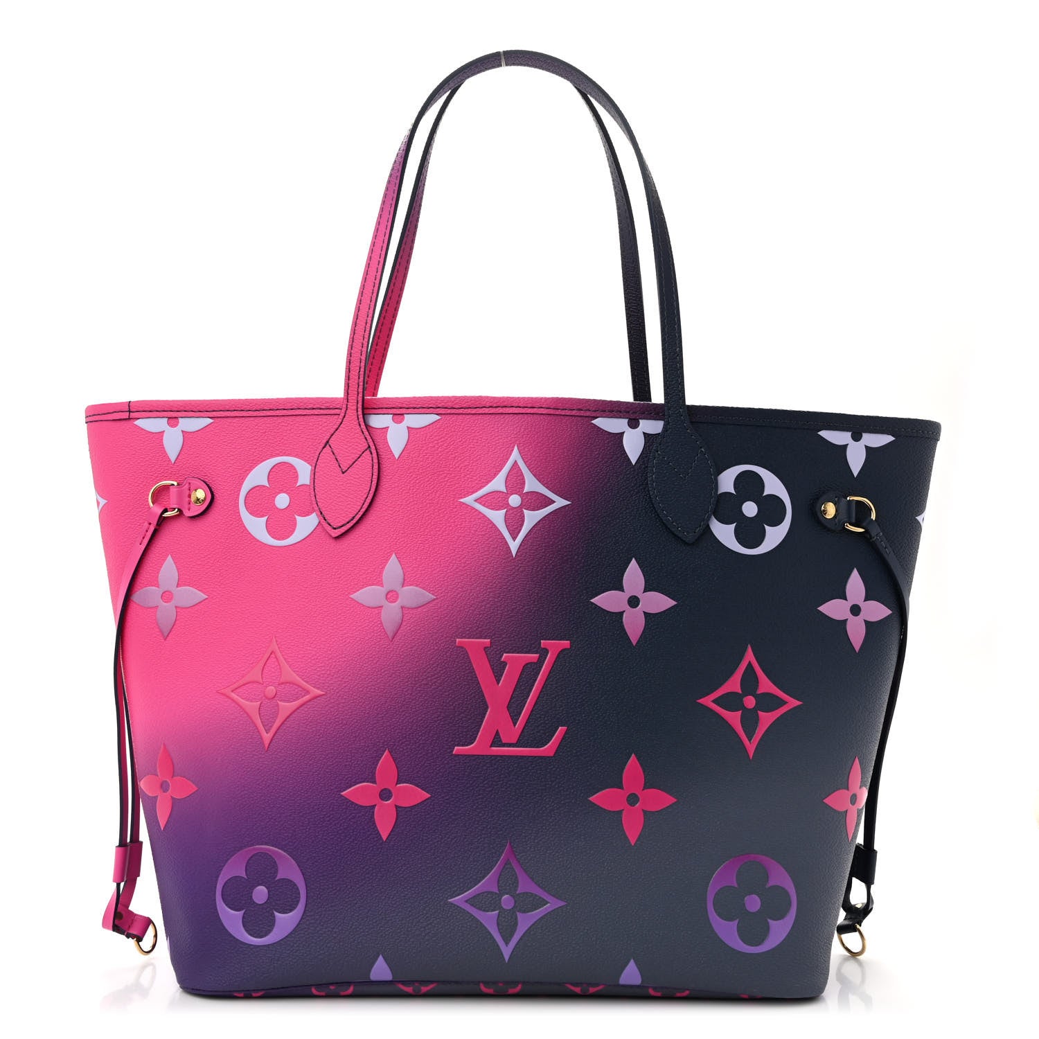 Louis Vuitton Monogram Giant Spring In The City Neverfull MM Midnight Fuchsia 1 of 10