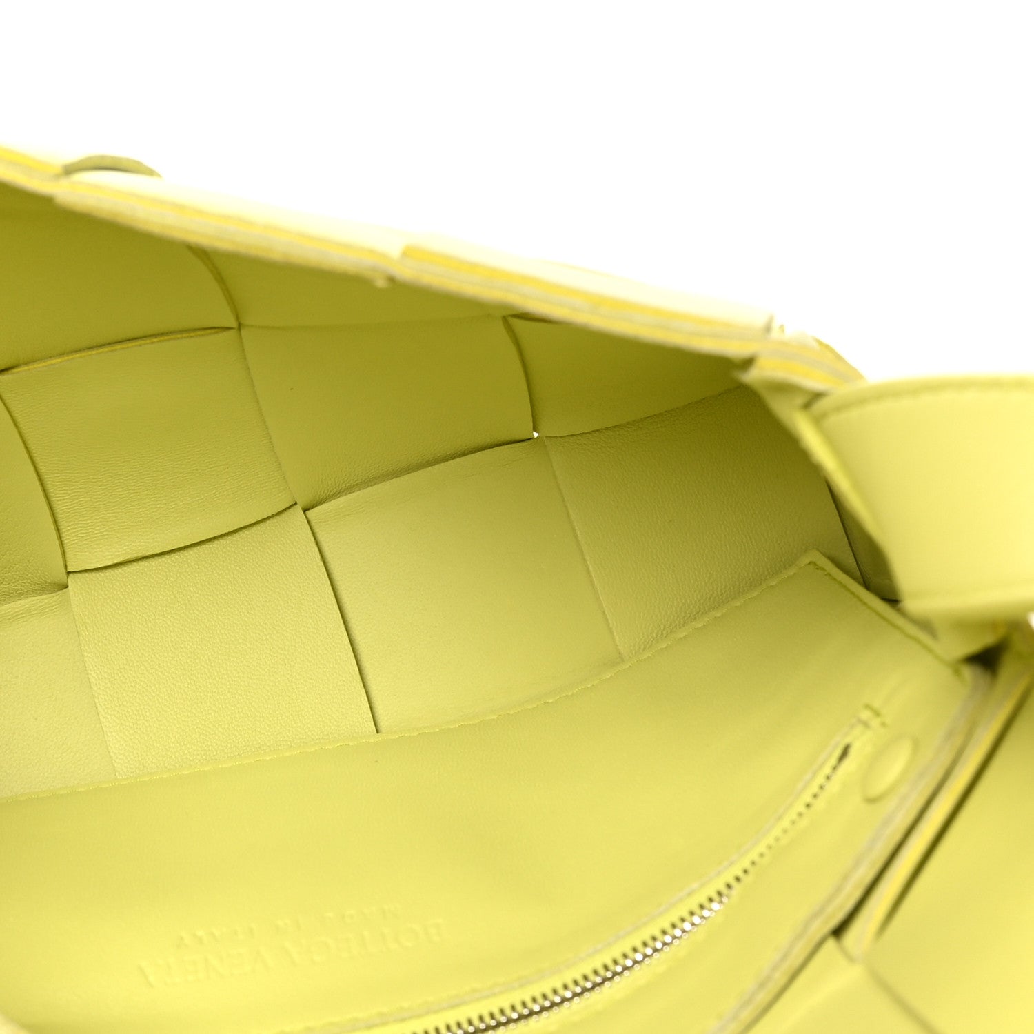 Bottega Veneta Lambskin Maxi Intreccio Cassette Crossbody Bag Seagrass 5 of 9