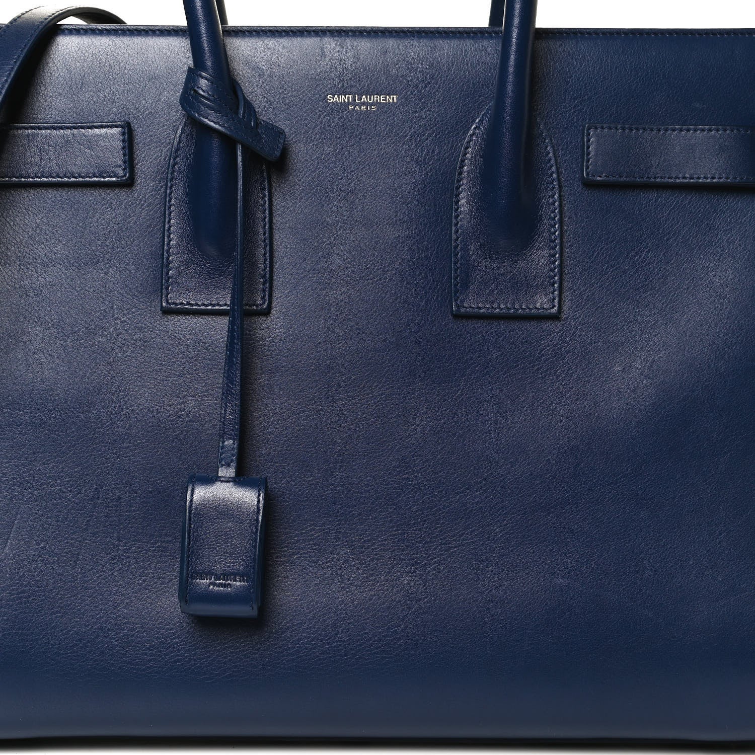 Saint Laurent Calfskin Small Sac De Jour New Marine 10 of 15