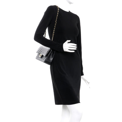 Chanel Caviar Quilted Medium Double Flap Black 2 of 9