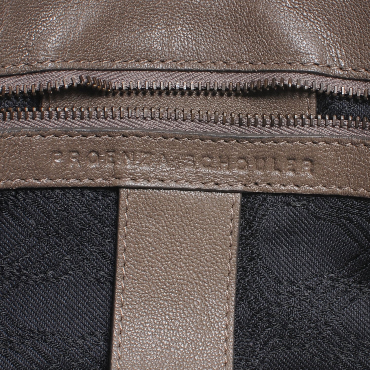 Proenza Schouler Lambskin PS1 Large Satchel Smoke 6 of 8
