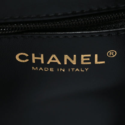 Chanel Tweed Quilted Nano Kelly Shopper Black White 6 of 11