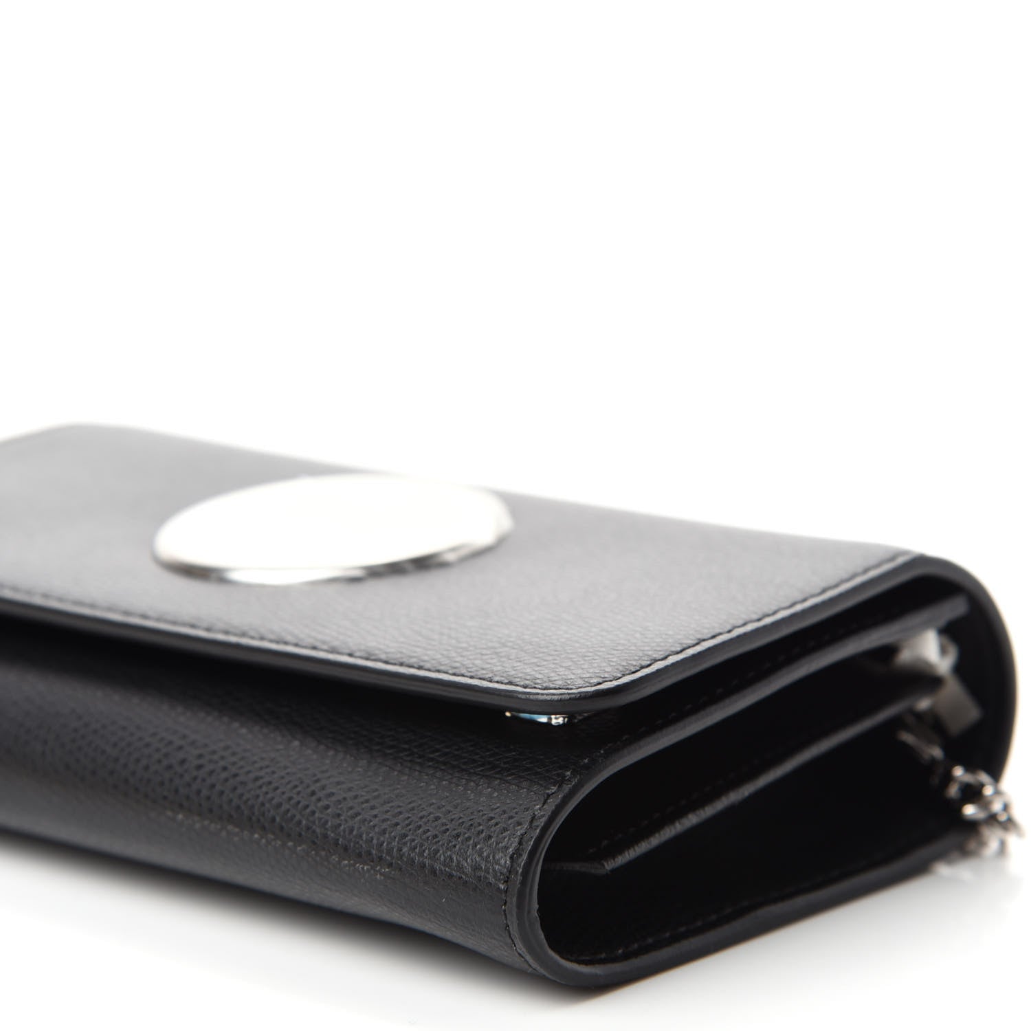 Fendi Vitello Cruise F is Fendi Wallet on Chain Black 7 of 11