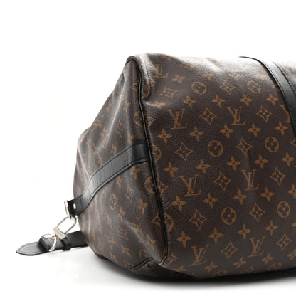 Louis Vuitton Monogram Macassar Keepall Bandouliere 55 7 of 8