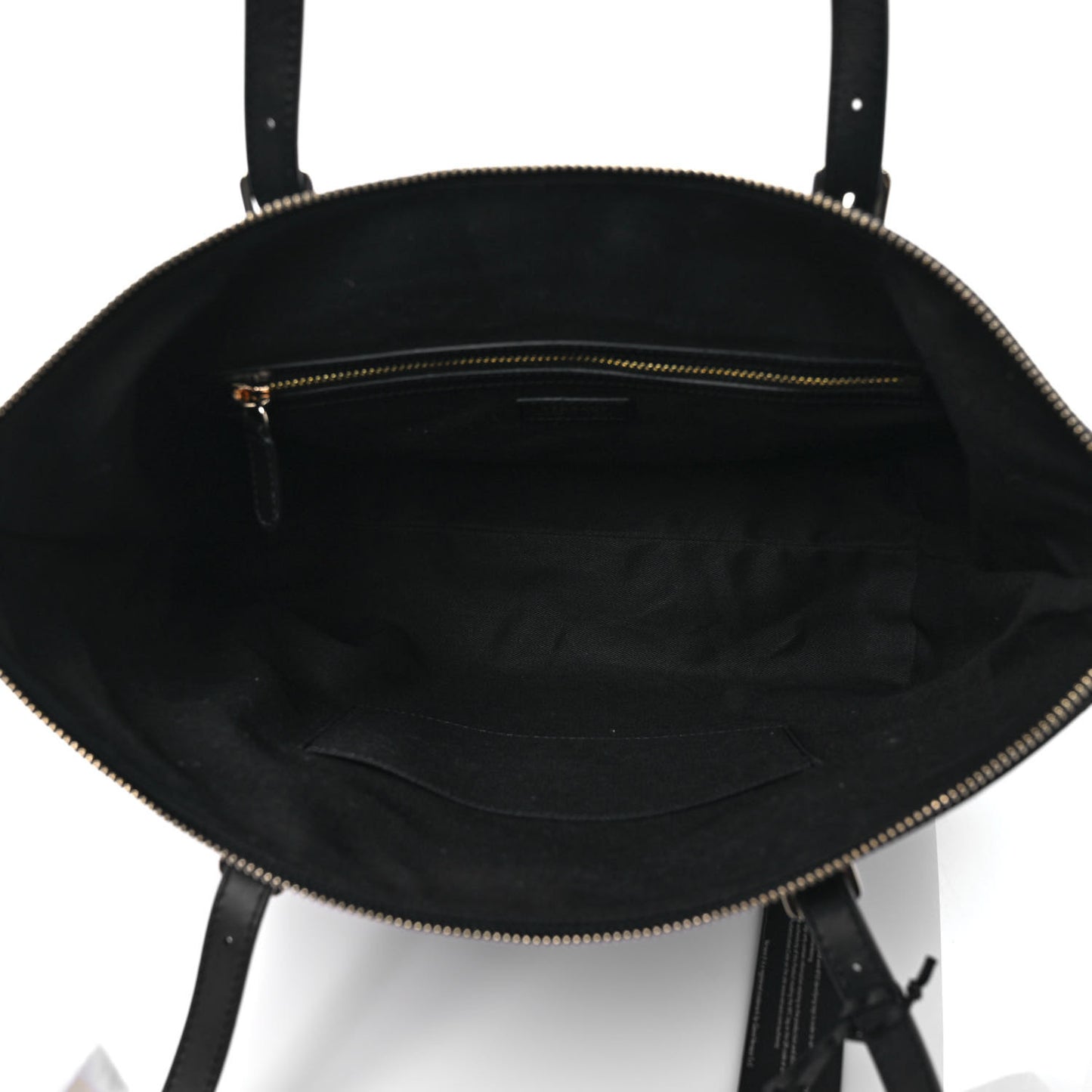 Calfskin Shopping Tote Black