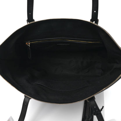 Versace Calfskin Shopping Tote Black 5 of 10