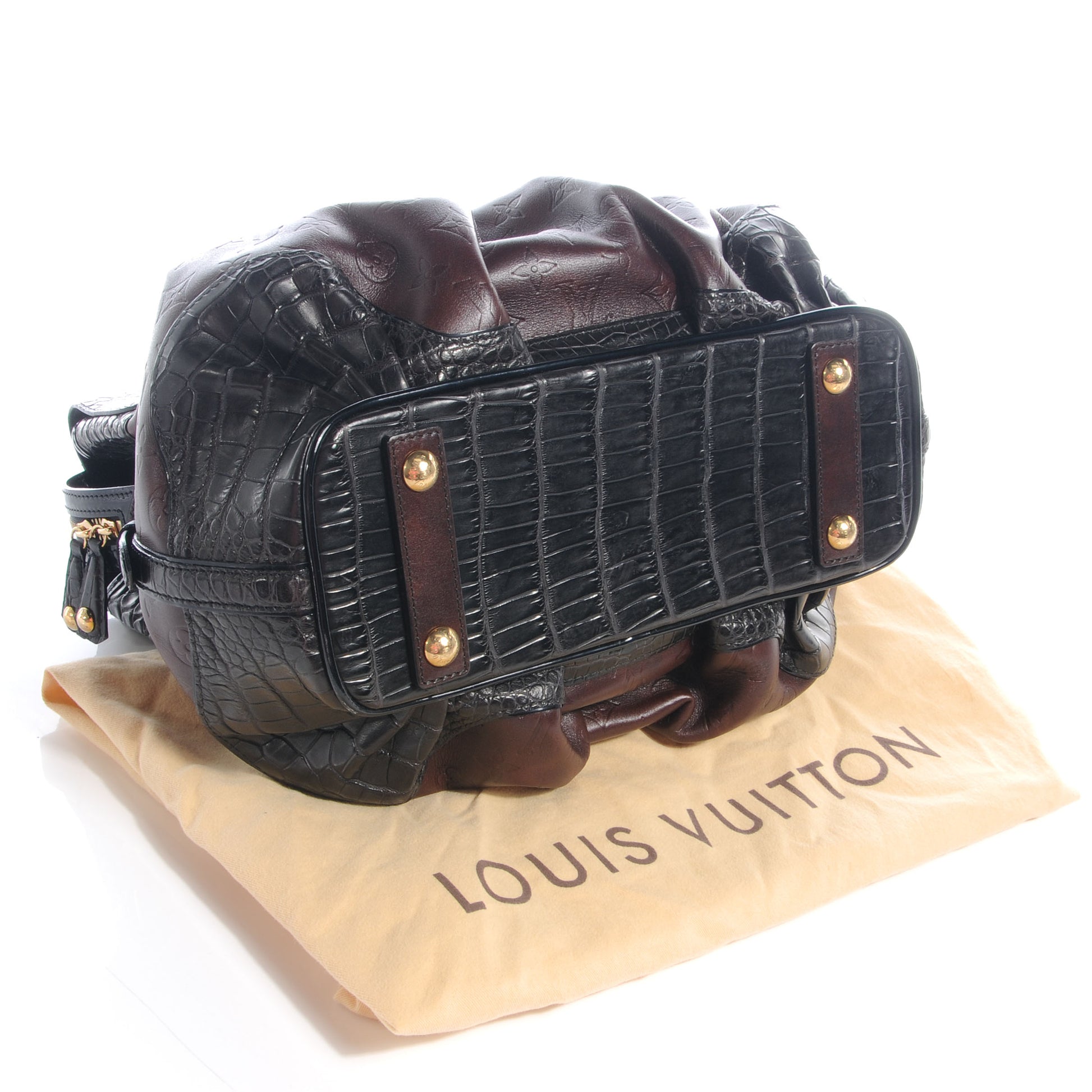 Louis Vuitton Monogram Embossed Alligator Les Extraordinaires City Steamer 4 of 7