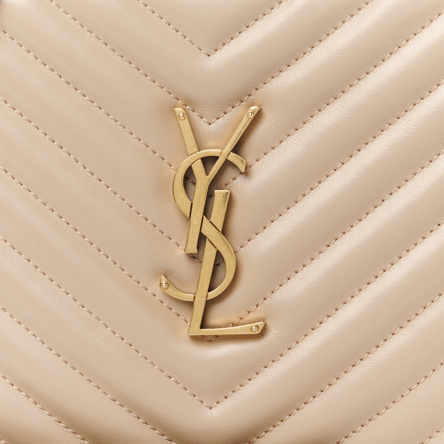 Calfskin Matelasse Monogram Lou Camera Bag Dark Beige