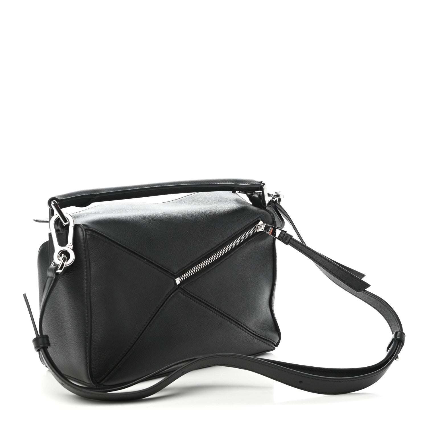 Loewe Calfskin Small Puzzle Bag Black 3 of 9