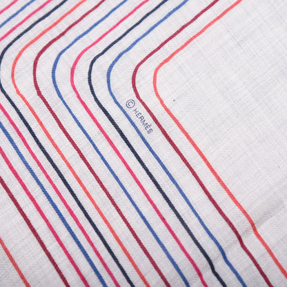 Hermes Cashmere Silk Pegase Paysage Shawl 140 3 of 6