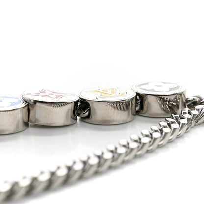 Louis Vuitton Metal Monogram Chain Belt Silver 4 of 4