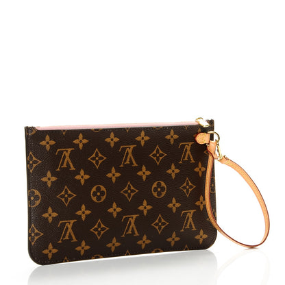 Louis Vuitton Monogram Neverfull MM GM Pochette Rose Ballerine 3 of 6