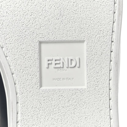Fendi Vitello Lurex Rockoclick Slip On Sneakers 37 Alga Amarone Blueberry Multicolor 7 of 10