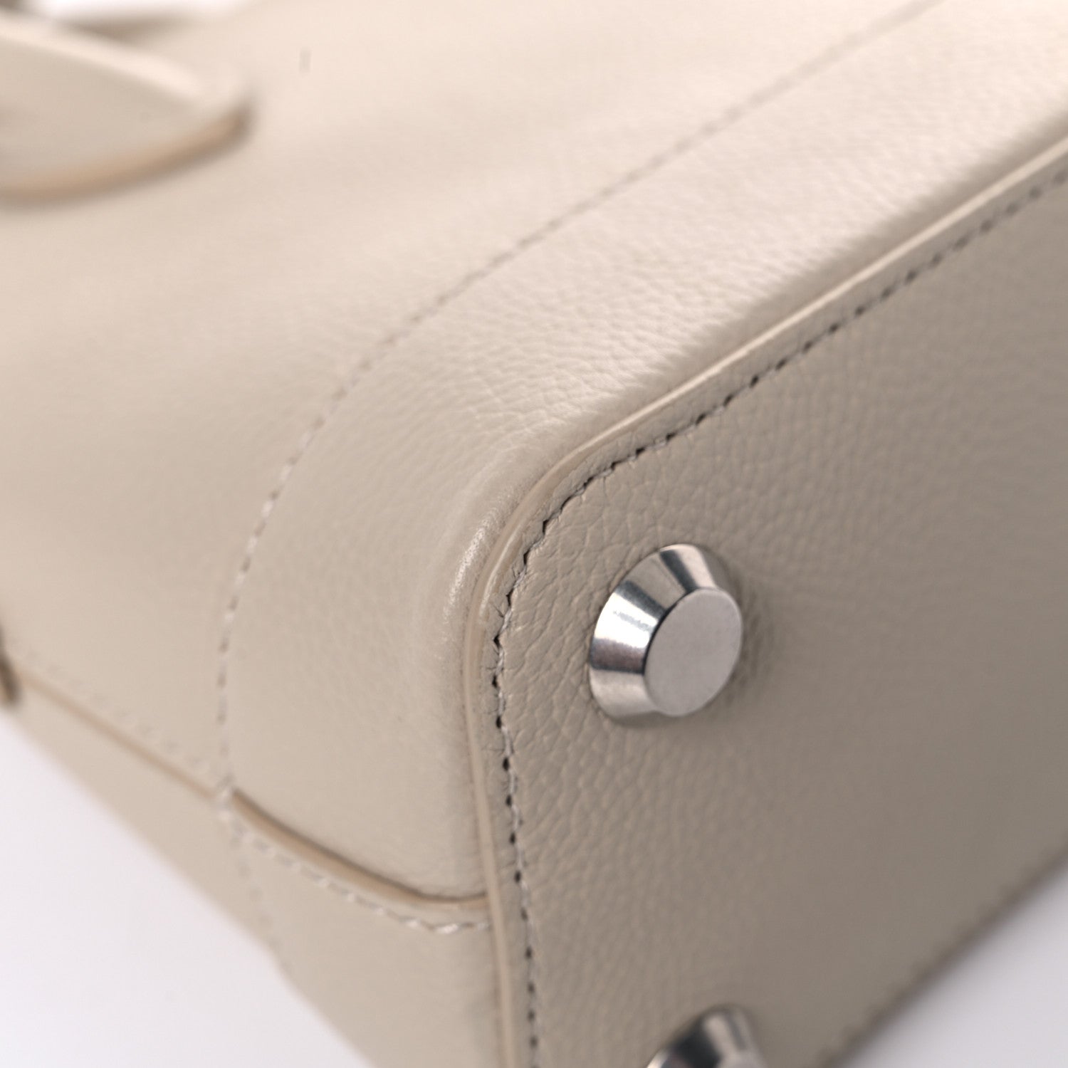 Balenciaga Grained Calfskin XXS Ville Top Handle Bag Beige 9 of 20