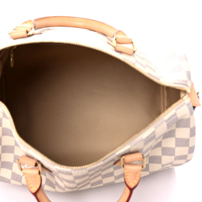 Louis Vuitton Damier Azur Speedy 30 7 of 18