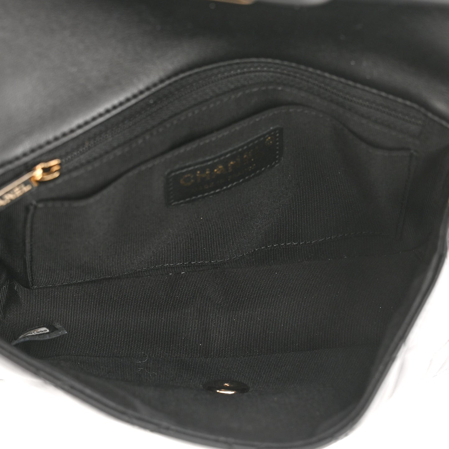 Calfskin Quilted Bolero De Chanel Flap Bag Black