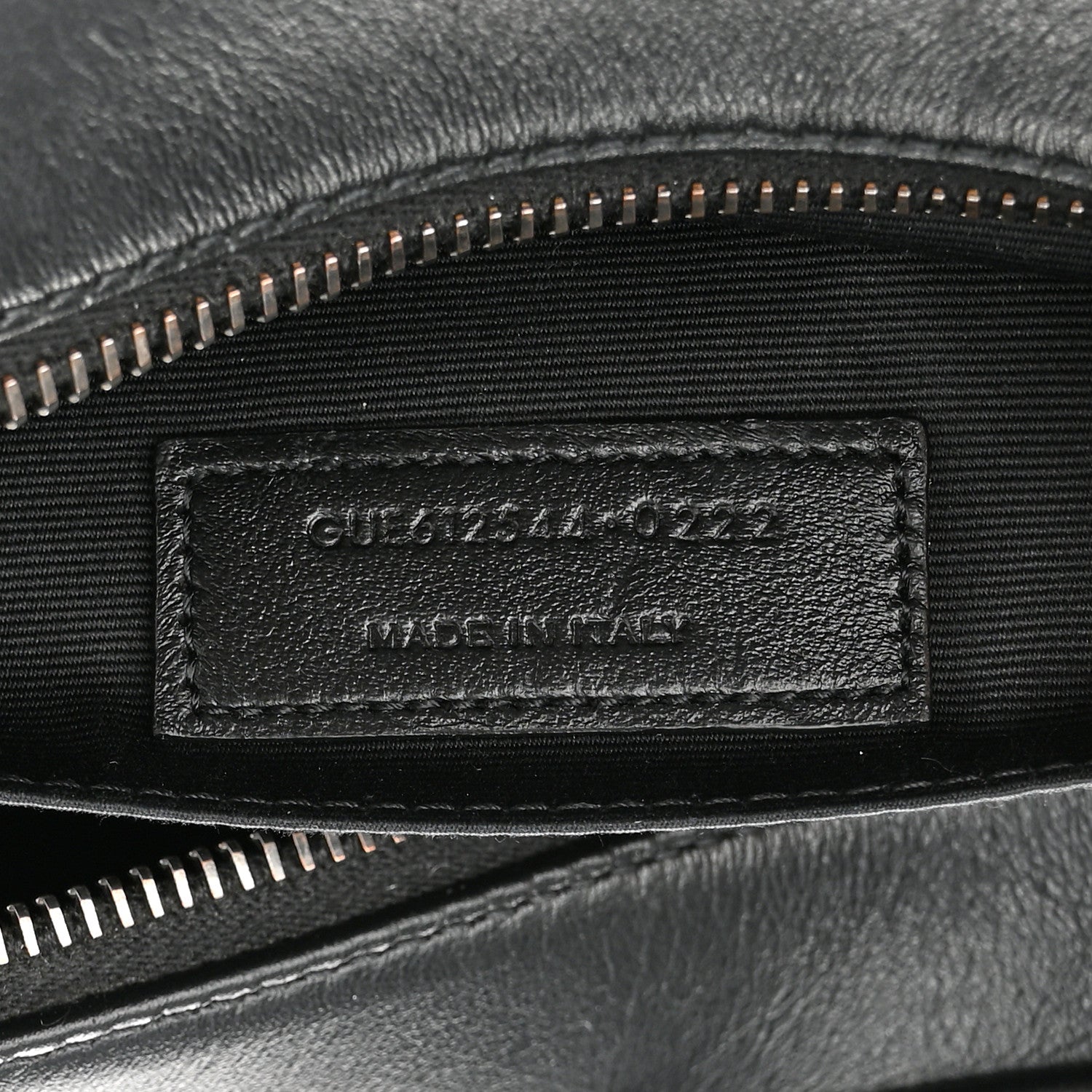 Saint Laurent Calfskin Matelasse Monogram Lou Camera Bag Black 7 of 11