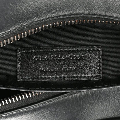 Saint Laurent Calfskin Matelasse Monogram Lou Camera Bag Black 7 of 11