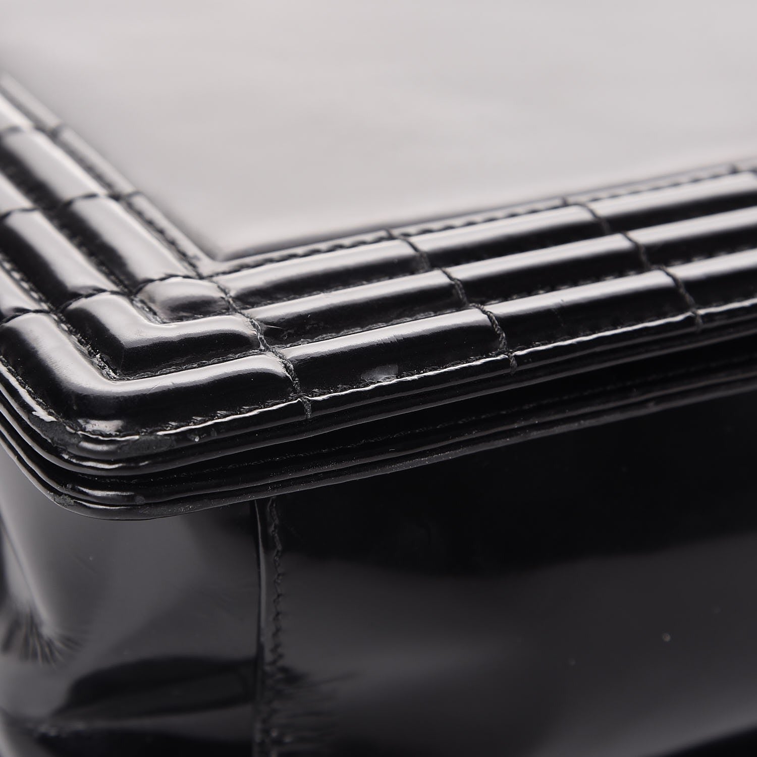 Chanel Glazed Calfskin Large Boy Flap Black 8 of 10