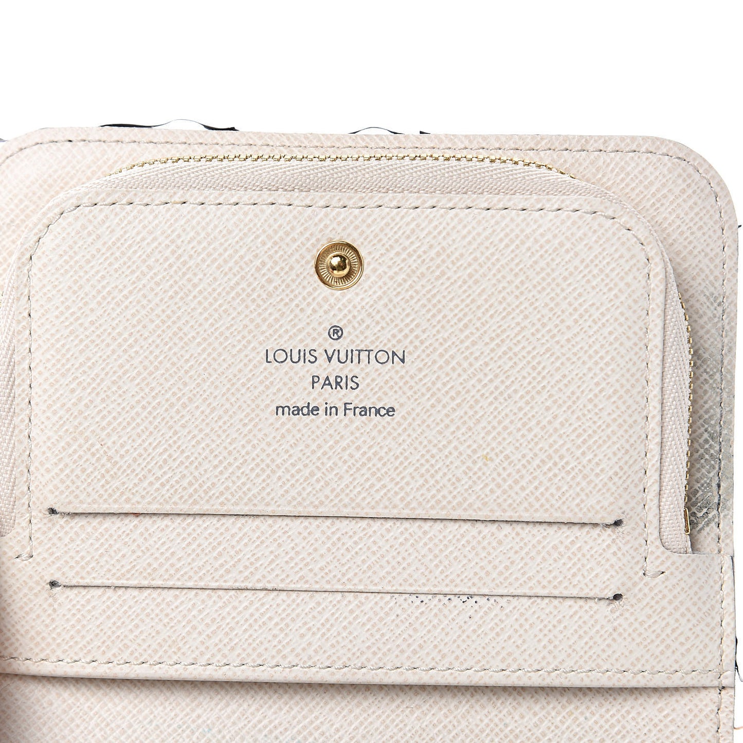 Monogram Insolite Coin Purse Wallet White