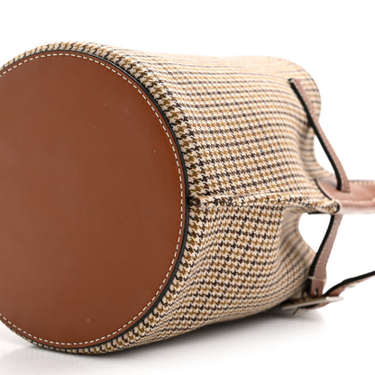 Celine Smooth Calfskin Tweed Nano Big Bag Bucket Tan 11 of 12