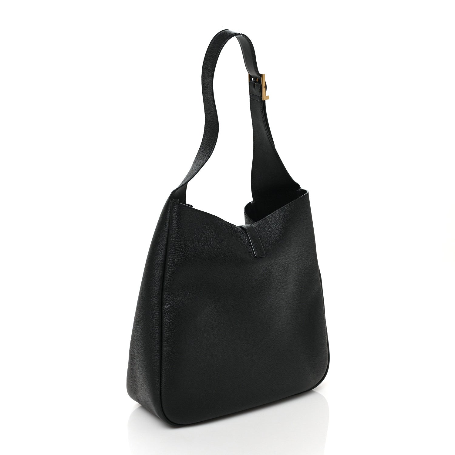 Saint Laurent Smooth Calfskin Large Le 5 A 7 Soft Hobo Black 3 of 9