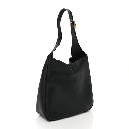 Saint Laurent Smooth Calfskin Large Le 5 A 7 Soft Hobo Black 3 of 9