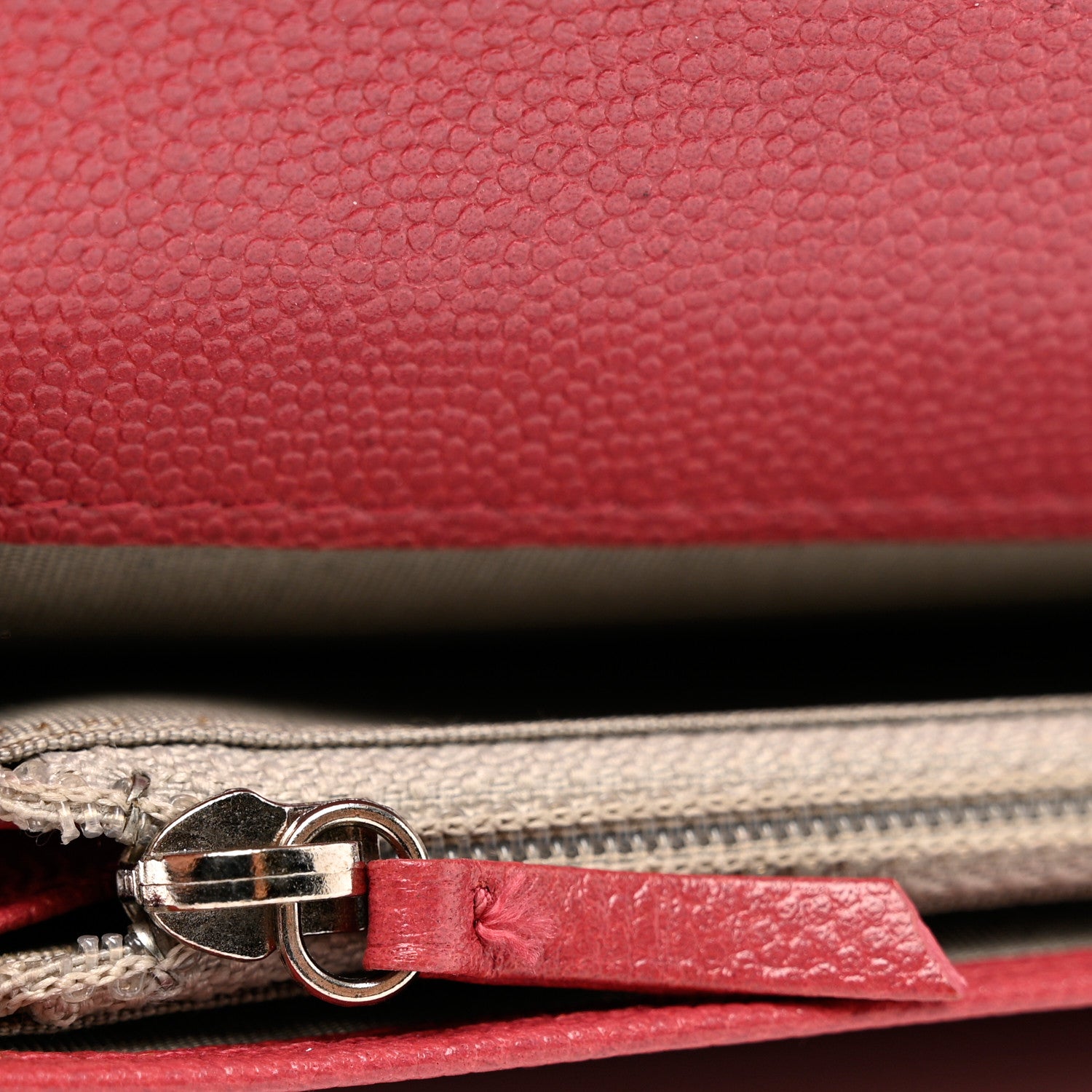 Chanel Caviar Sevruga Yen Wallet Pink 9 of 12