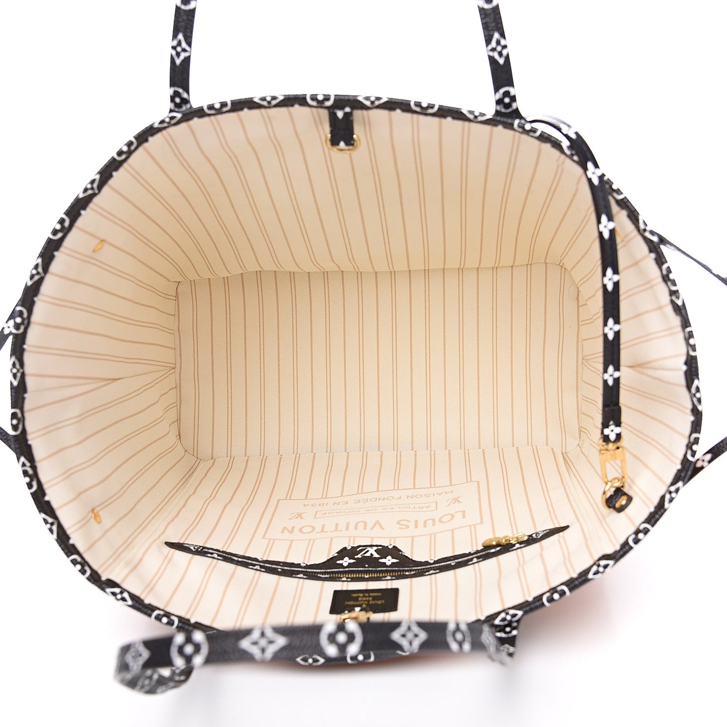 Monogram Giant Jungle Neverfull MM Ivory