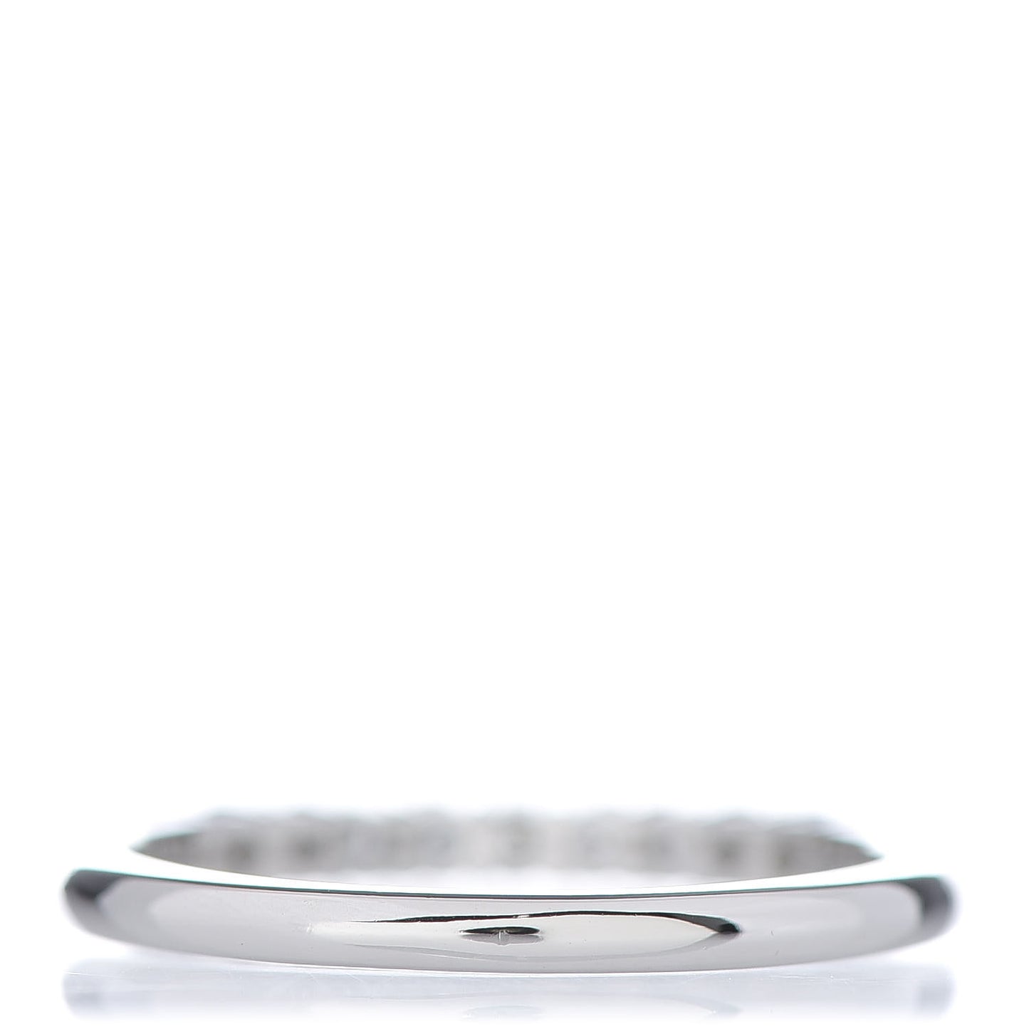 Platinum Diamond 2.2mm Embrace Half Circle Band Ring 54 6.75
