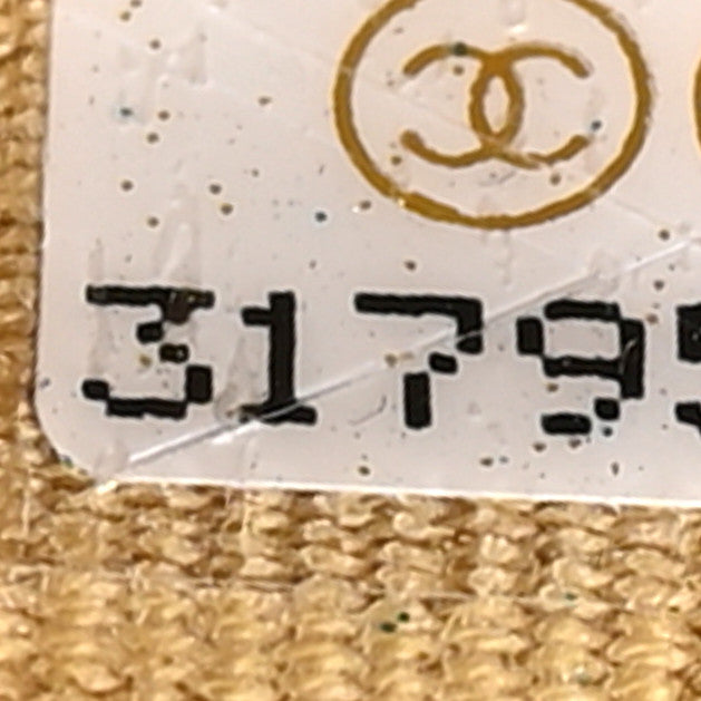 Lambskin Quilted Coco Clips Mini Wallet On Chain WOC Black