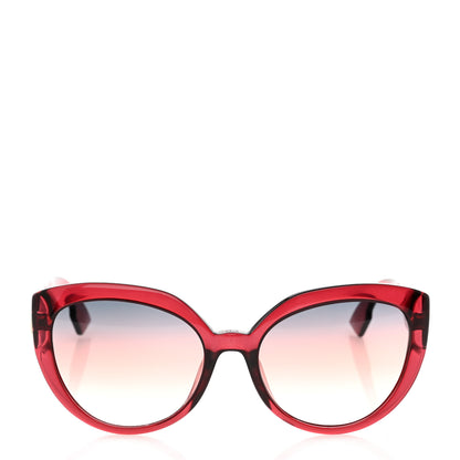 Christian Dior Acetate DDiorF Cat Eye Sunglasses Burgundy 2 of 8