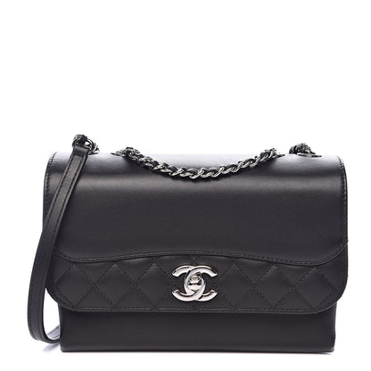Chanel Calfskin Mini Tramezzo Flap Black 1 of 12