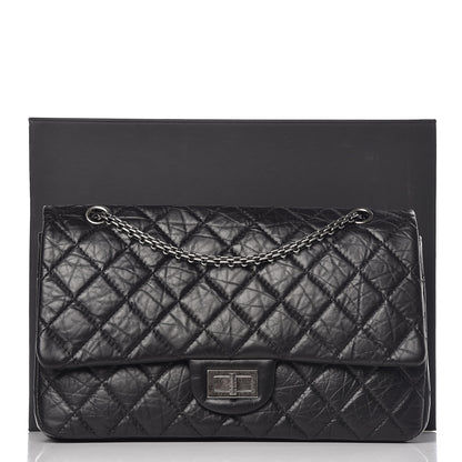 Chanel Aged Calfskin Quilted 2.55 Reissue 227 Flap Black 11 of 11