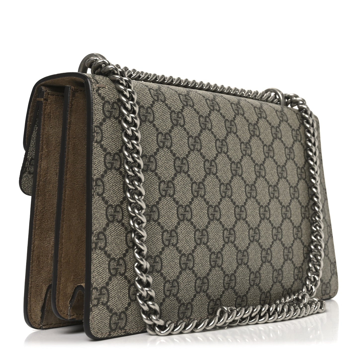 GG Supreme Monogram Small Dionysus Shoulder Bag Taupe