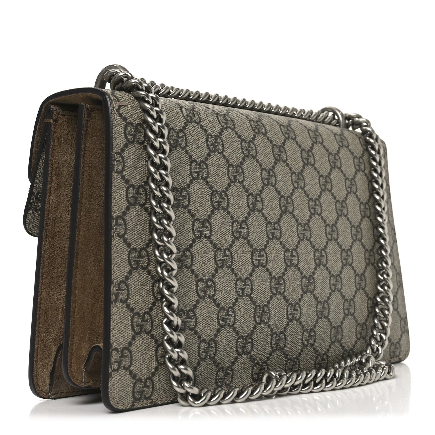 Gucci GG Supreme Monogram Small Dionysus Shoulder Bag Taupe 3 of 10