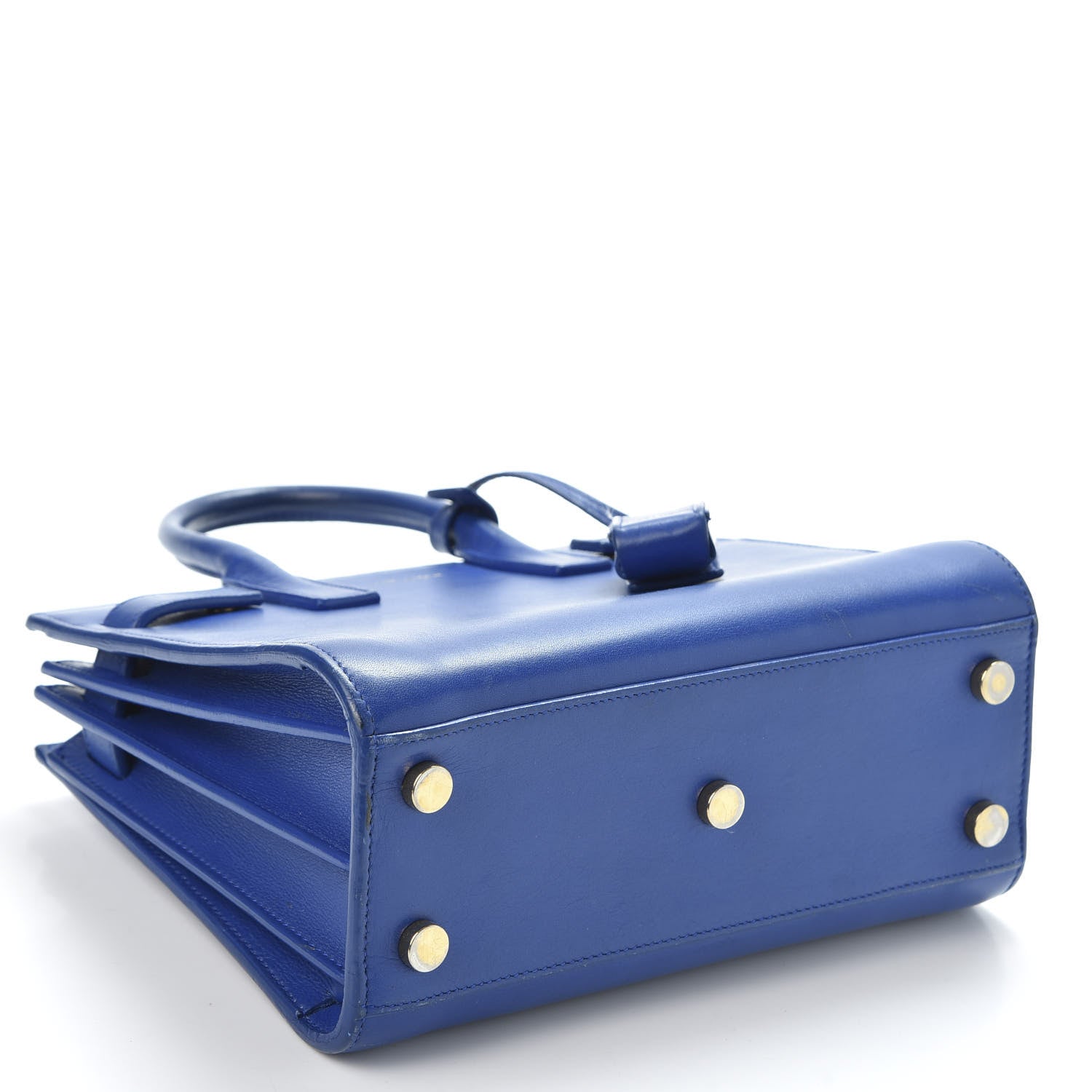 Saint Laurent Calfskin Nano Sac De Jour Royal Blue 3 of 16