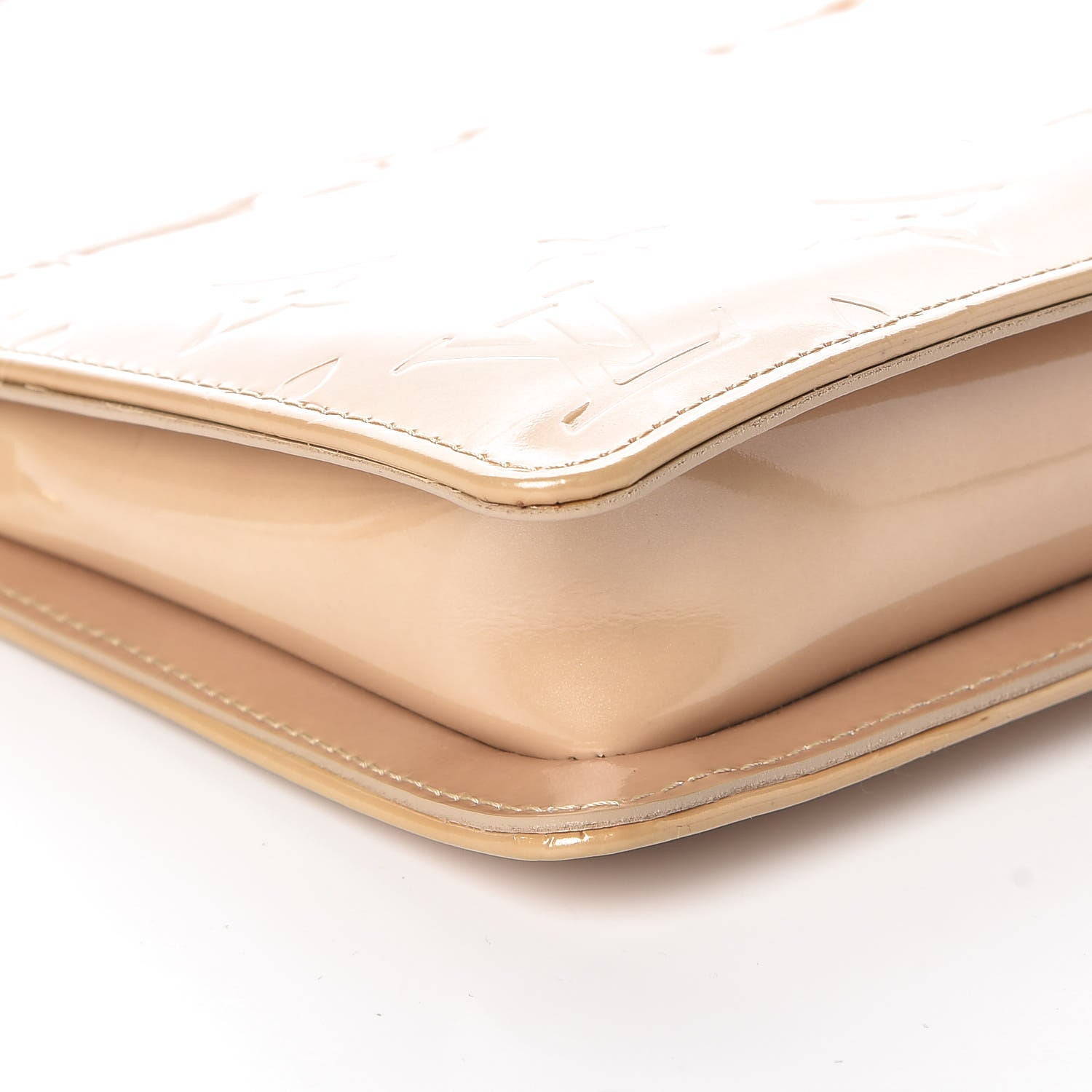 Louis Vuitton Vernis Lexington Pochette Beige 5 of 8