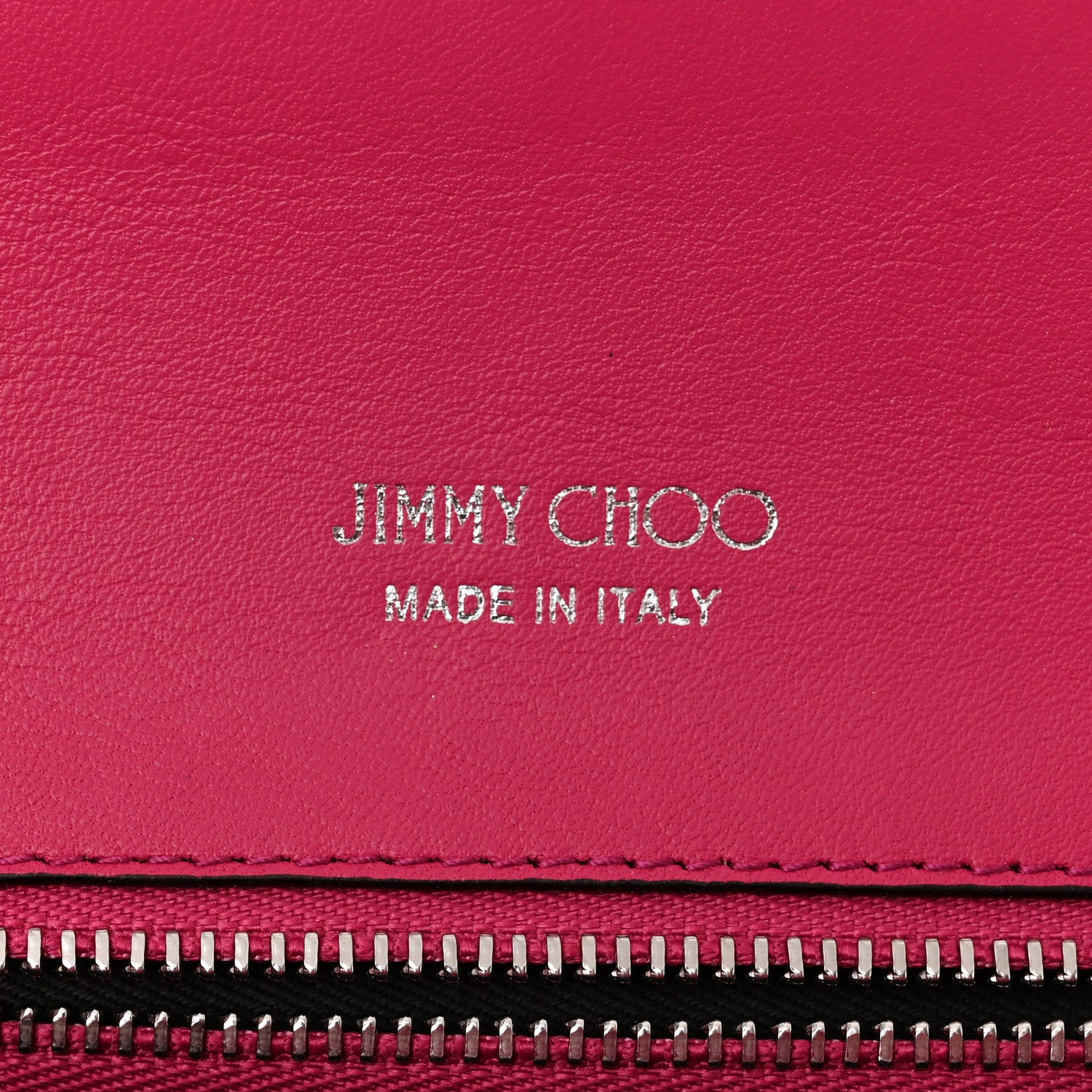 Jimmy Choo Satin Crystal Madeline Wallet On Chain Pink 6 of 11