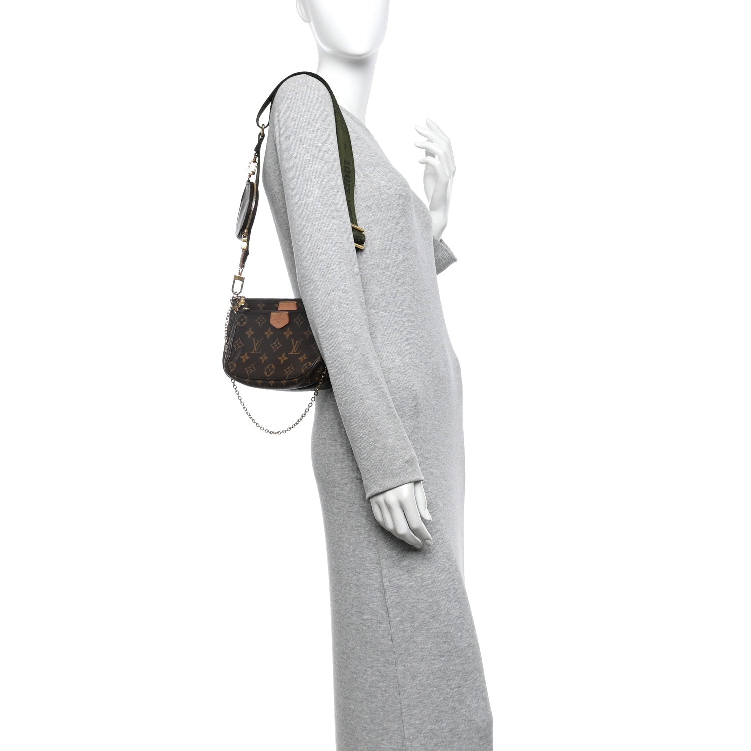Louis Vuitton Monogram Multi Pochette Accessories Kaki 2 of 11