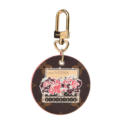 Louis Vuitton Monogram Illustre Posies Bag Charm 1 of 3