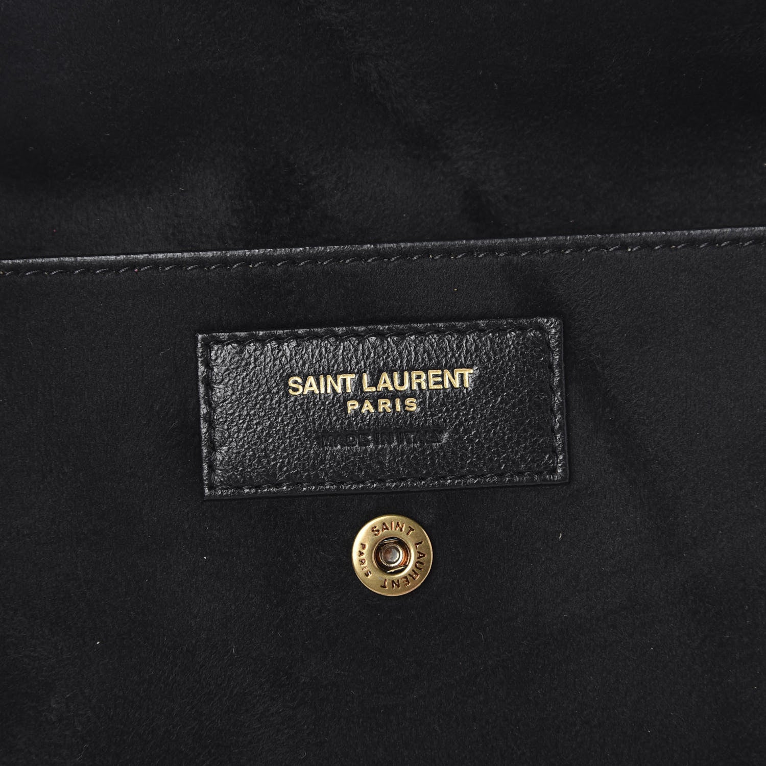 Saint Laurent Lambskin Teddy Drawstring Bag Fuchsia 7 of 11