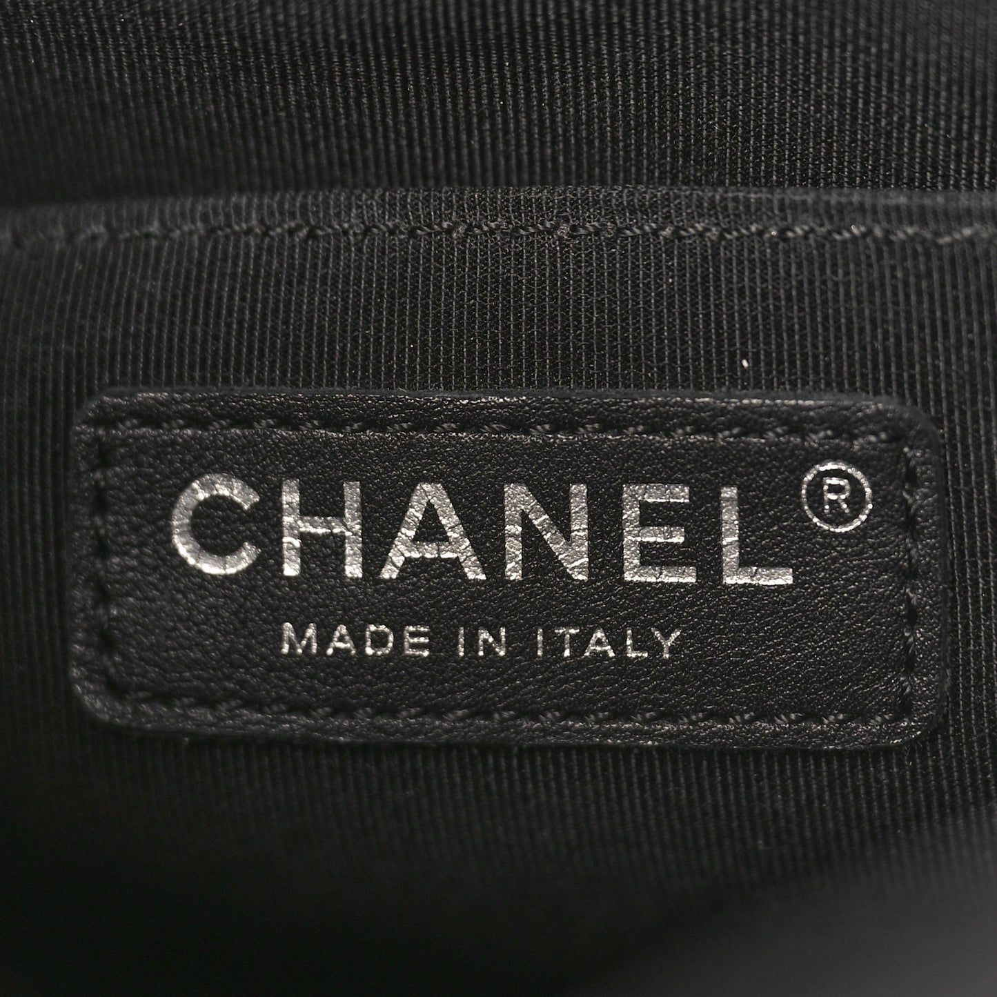 Calfskin Chevron Quilted Large Urban Spirit Backpack Black