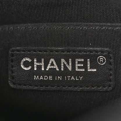 Chanel Calfskin Chevron Quilted Large Urban Spirit Backpack Black 7 of 9