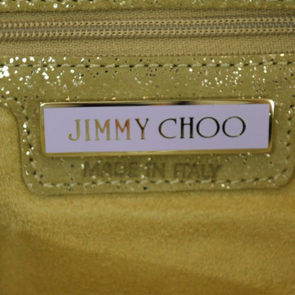 Jimmy Choo Glitter Suede Medium Rhea 10 of 14