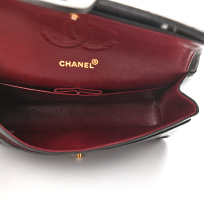 Chanel Lambskin Quilted Medium Double Flap Black 5 of 12