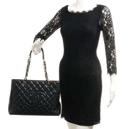 Chanel Caviar Grand Shopping Tote GST Black 2 of 8