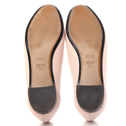 Fendi Saffiano Monster Flats 38.5 Pink Plaster 6 of 10